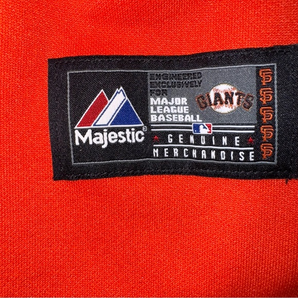 Buster Posey San Francisco Giants Majestic 2012 World Series Jersey Women's XL - Picture 5 of 11